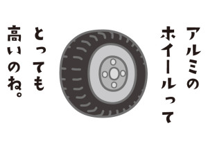アルミのホイール