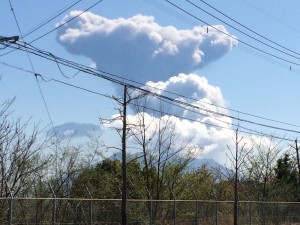 桜島が噴火